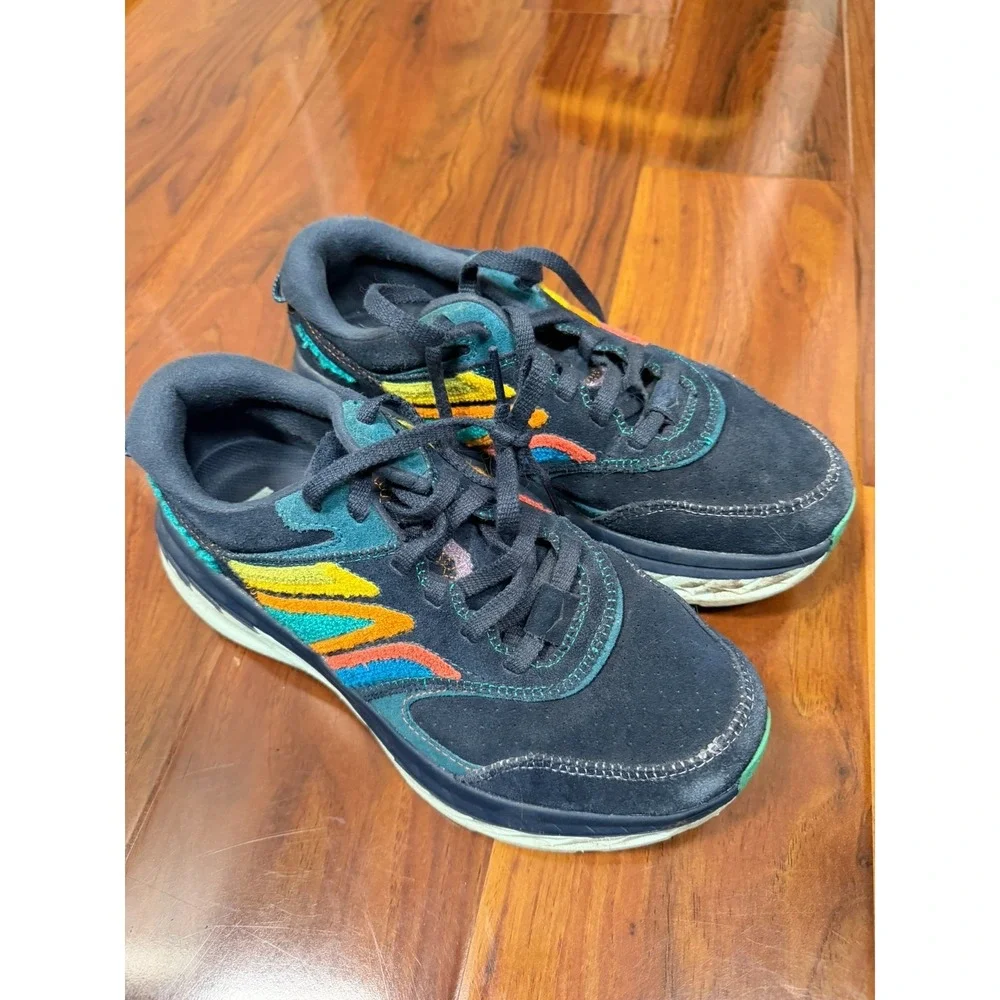 Hoka One One Bondi L Embroidery Sneakers Womens 9 Colorful Outer Space Shoes